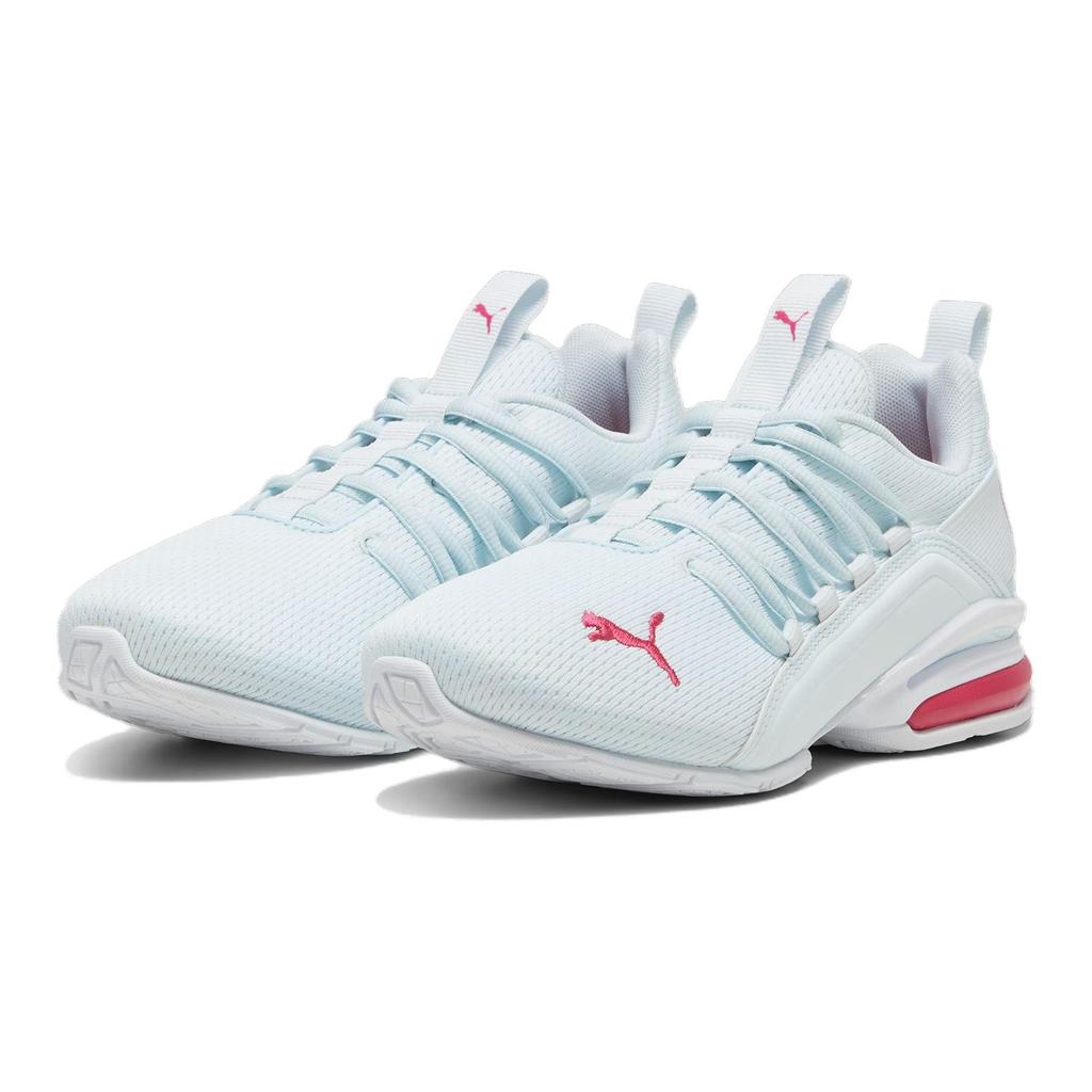 Puma Axelion Slip Resistant Durable Low Top Kids Running Shoes Kids Running Shoes White 194285-25