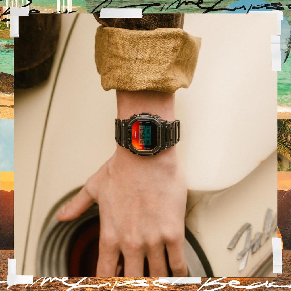 Watch BEACH TIME LAPSE Series Gray Skeleton [Casio] G-Shock [] DW-5600TLS-8JF Men's