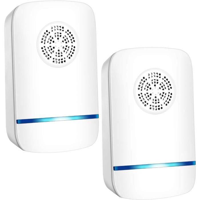 Feizhibo Répulsif Ultrasons Insectes, Prises Répulsif Nuisible Electrique Appareil Répulsif Souris Interieur Répulsif Ultrasons pour