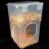 Automatic Bird Feeder Weatherproof Anti-Splash Food Dispenser Pet Bird Cage Feeder For Parakeet Cockatiel Canary Conure Cockatoo
