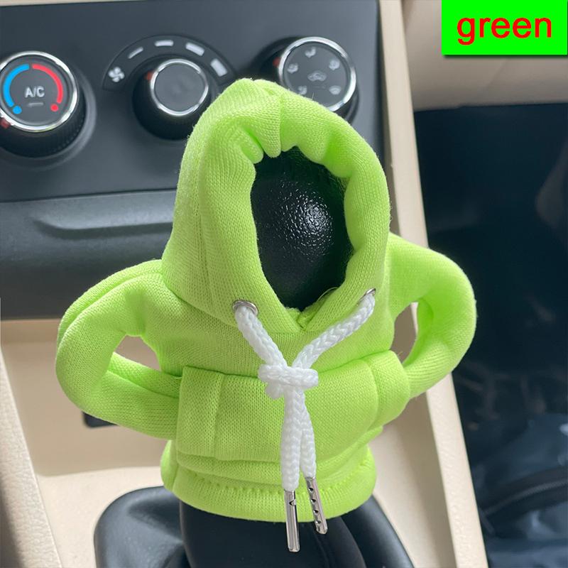 High quality car shift knob hooded sweatshirt decoration shift lever handle kit cover car interior accessories car stick hoodie