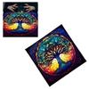 Divinations Tablecloth Circle Tree Astrology Tarots Card Tablecloth Altars Cloth Divinations Board Game Accessory