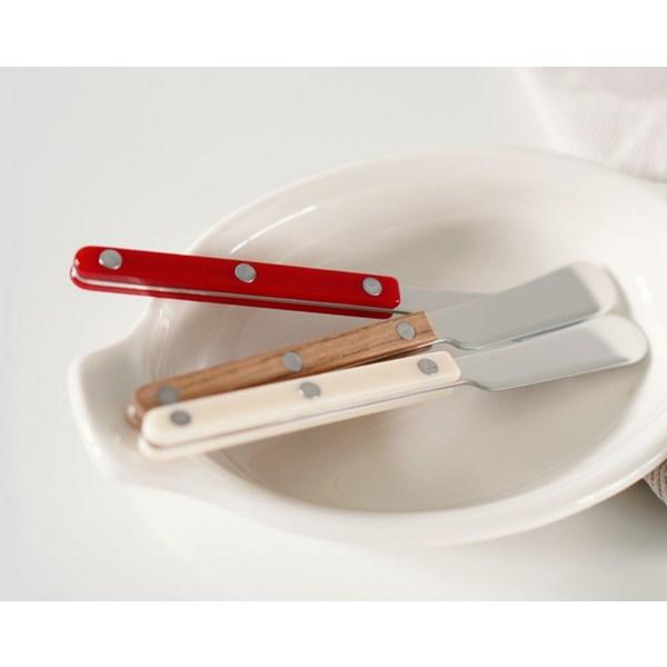Saber Bistro Shiny Butter Spreader 16cm, Ivory, 1 piece, Korean popular tableware