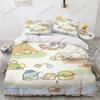Anime Kawaii Cartoon Sumikko Gurashi Bedding Set Boys Girls Twin Queen Size Duvet Cover Pillowcase Bed Kids Adult Luxury Gift