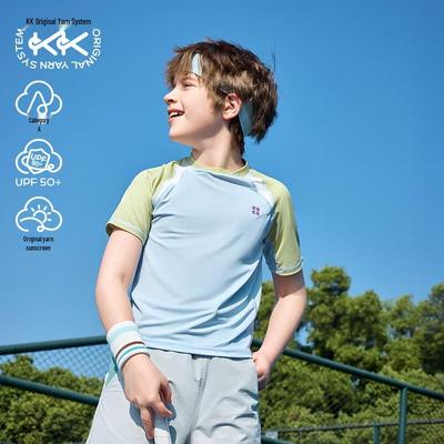 Kocotreekk Kids' Quick-Dry Colorblock Sport T-Shirt