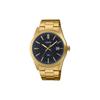 Classic Fashion Waterproof Quartz Movement Stainless Steel Strap Watch Men Watches Black MTP-VD03G-1A