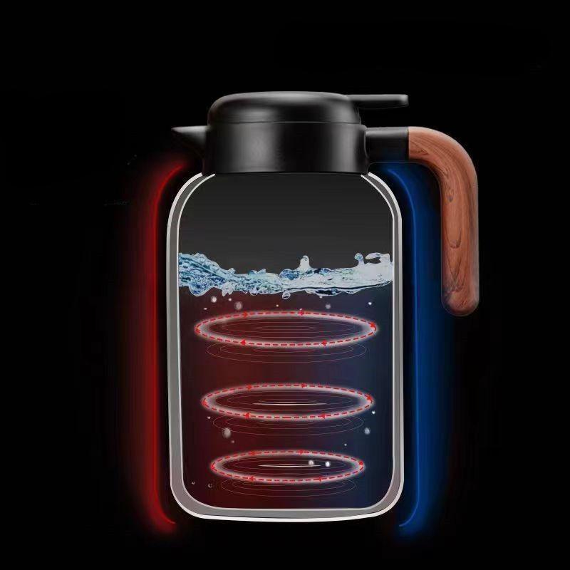 316 Stainless Steel High-grade Thermal Insulation Pot, Household Kettle, Red Warm Pot, Large Capacity Hot Water Bottles, New