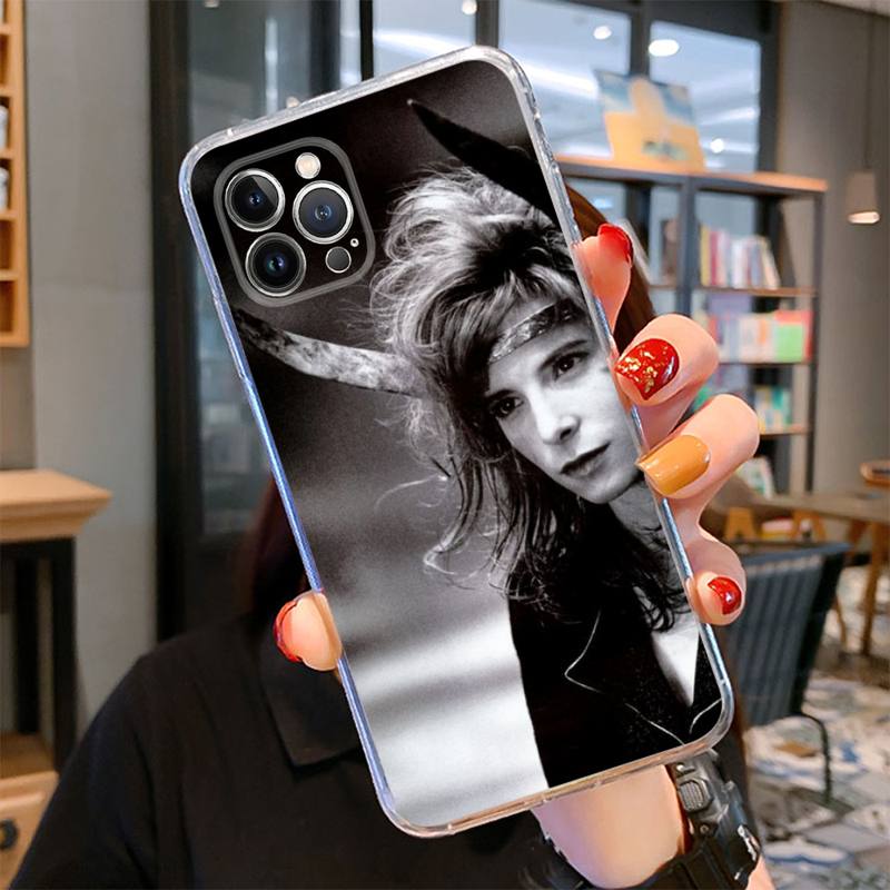 Mylene Farmer Singer Phone Case For iPhone 14 13 12 11 Pro Max XS X XR SE 2020 6 7 8 Plus Mini Transparent Shell