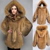 New Fashionable Imitation Fur Coat, Medium and Long Imitation Fox Fur Coat