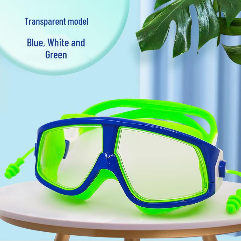 SEA WING Kids  Large Frame Swimming Goggles with Integrated Earplugs