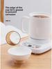 Mini ceașcă electrică de tocană din ceramică inteligentă - Uz la birou și acasă pentru supă, terci, cuib de pasăre, aparat de ceai din sticlă