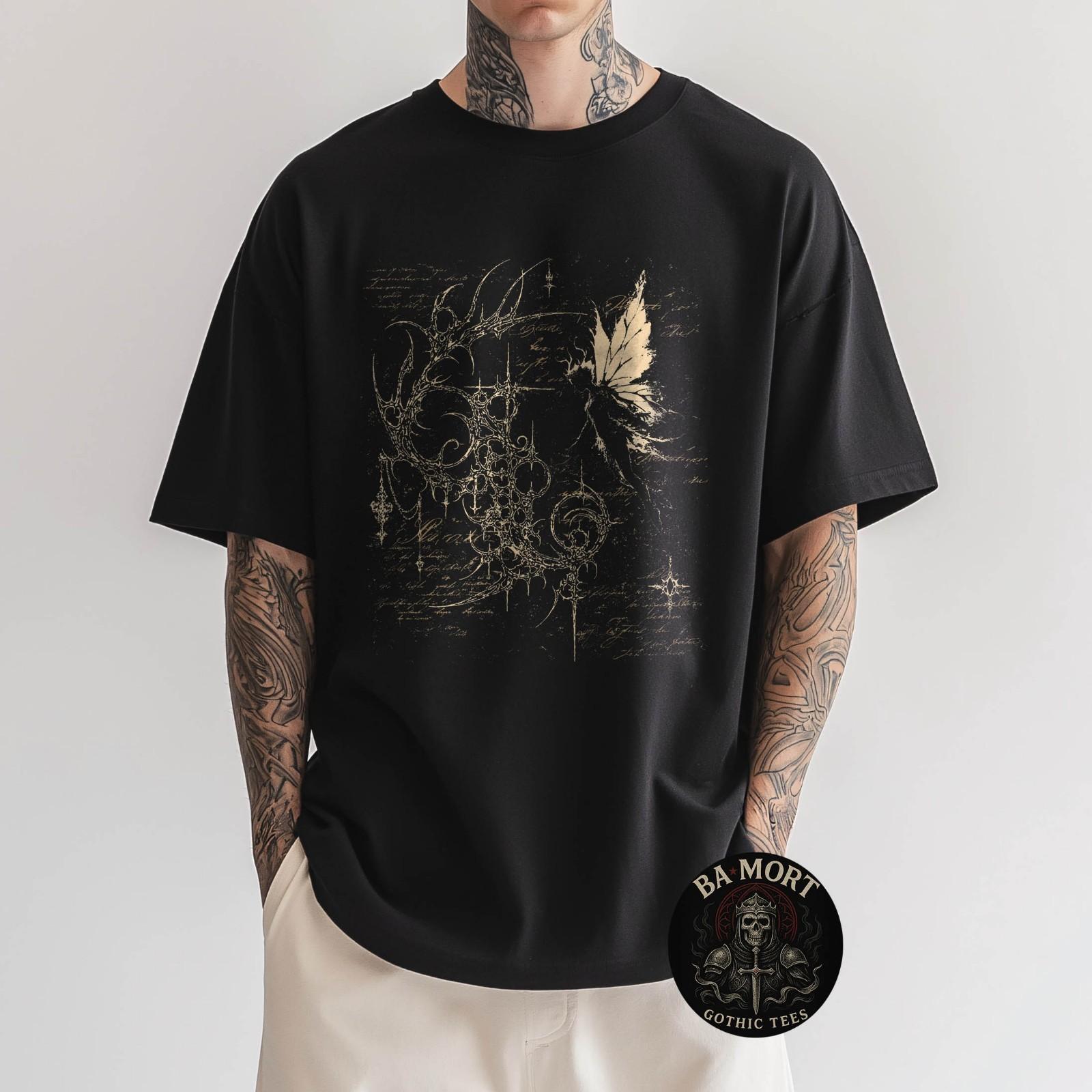 

Y2K Grunge Alt Goth Fairy Sigilism Vintage Graphic T-Shirt 5XL різнокольоровий