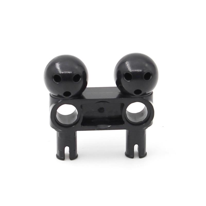 50g MOC 90630 Building Blocks: 3x3 Ball Connector, 2 Holes, 2 Pins, Technic Compatible Standard
