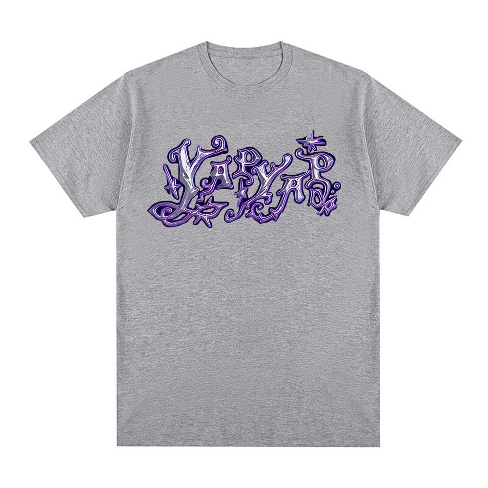 YAPYAP Logo TEE 2026 New Style GAME Print T-shirt Comic 100% Cotton Comfortable Round Neck Short Sleeve Tops