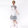 1 ensemble de vêtements de poupée haute couture pour Barbie, tenues, chemise haute, jupe et châle, robe de soirée, accessoires de poupées, jouet pour enfants, 1/6