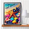 5D DIY Diamond Painting Starfish On The Beach Cross Stitch Kit Mosaic Diamond Embroidery Rose Full Round Square Drill Home Decoration