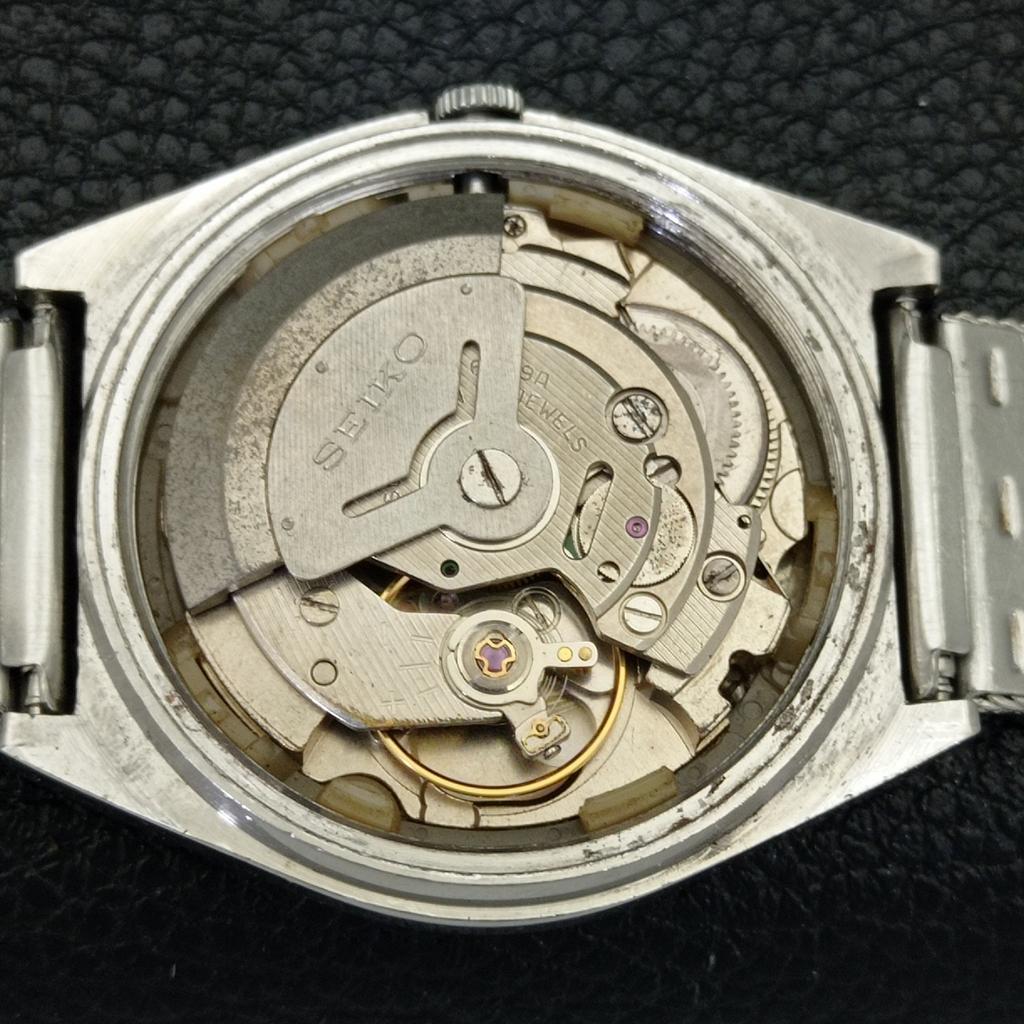 JAPAN VINTAGE SEIKO 5 AUTOMATIC 6309A MENS BLUE COLOR DIAL WATCH a701413-5 R206b-a701413