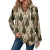 Women's Fashion Women's Lightweight Long Sleeve Pullover With Pockets Preppy Graphic Hoodie