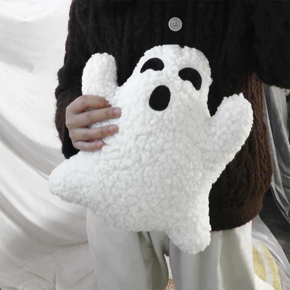 Plush Toy Halloween Elf Ghost Plush Toy Ghost Halloween Ghost Throw Pillow   Toy for Children