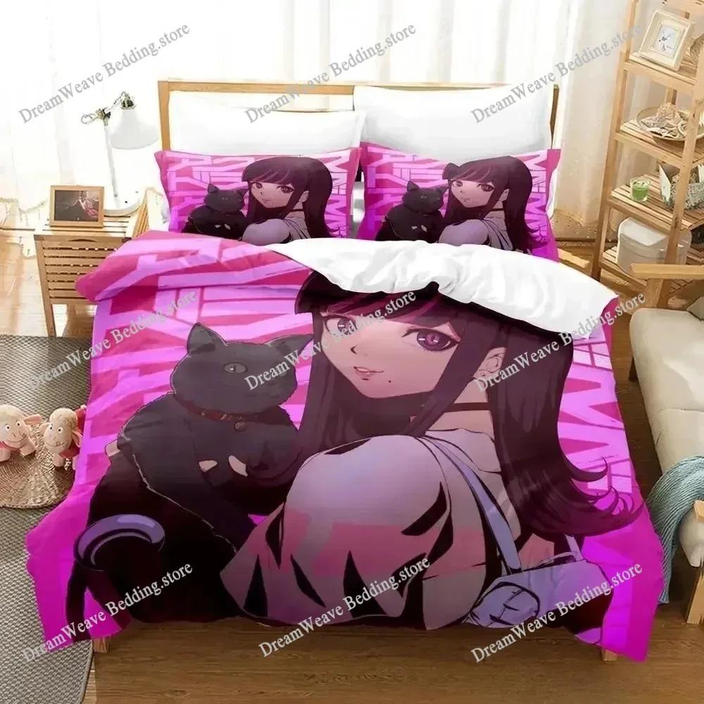 3D Printed Anime Akudama Drive Bedding Set Duvet Cover Bedroom Comforter Single Twin King _Size Quilt Cover Home Textiles