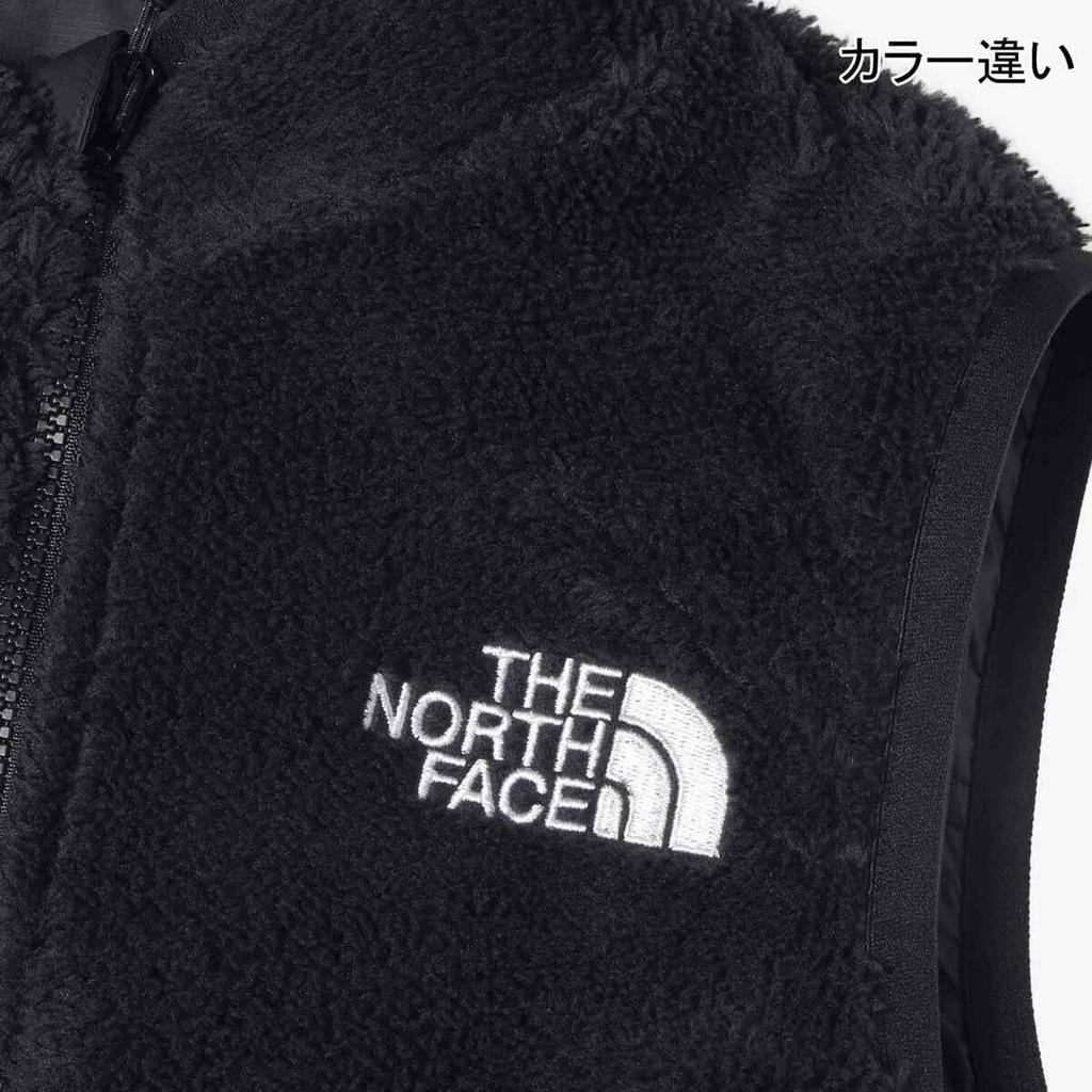 The North Face Reversible Cozy and Atlantic Deep Size 120 Kids' Vest, Unisex, Water-Repellent, Windproof, Warm, Cold-Weather, Green,