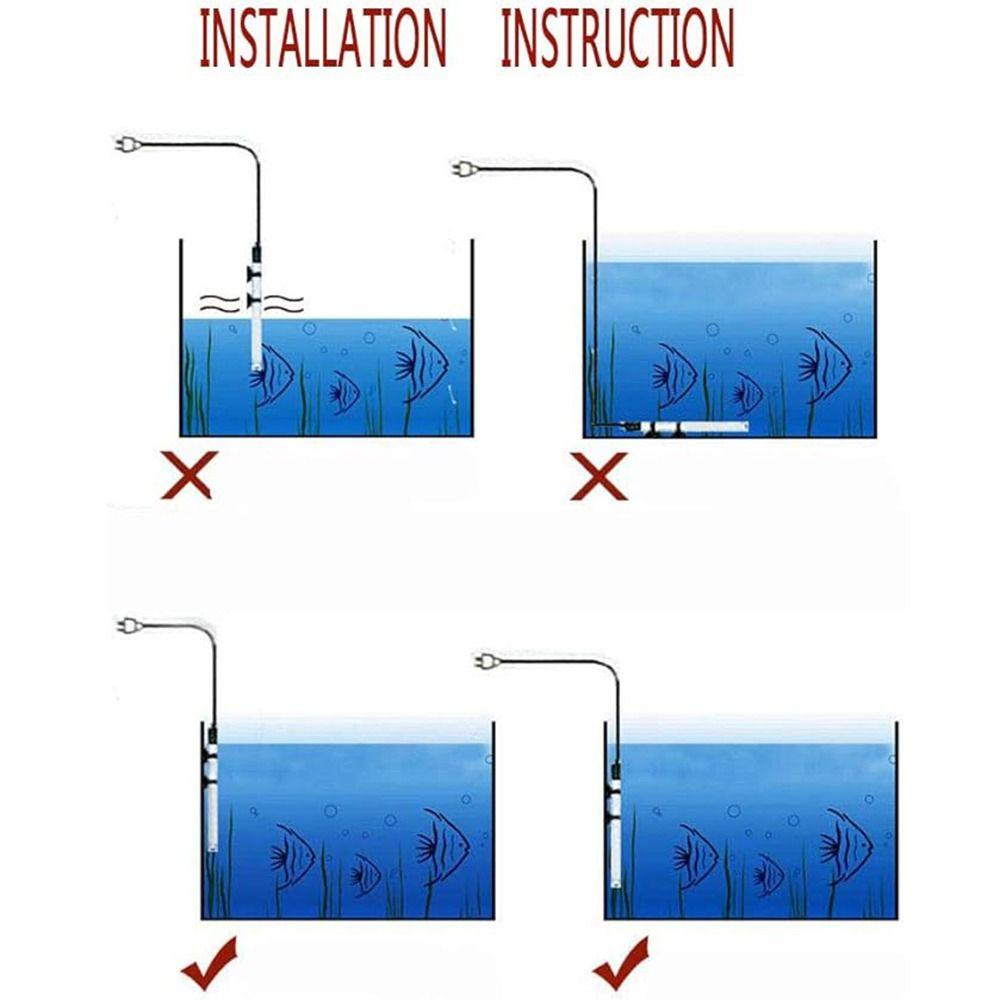 Adjustable Temperature Aquarium Thermostat Heater Rod  Aquatic Organism