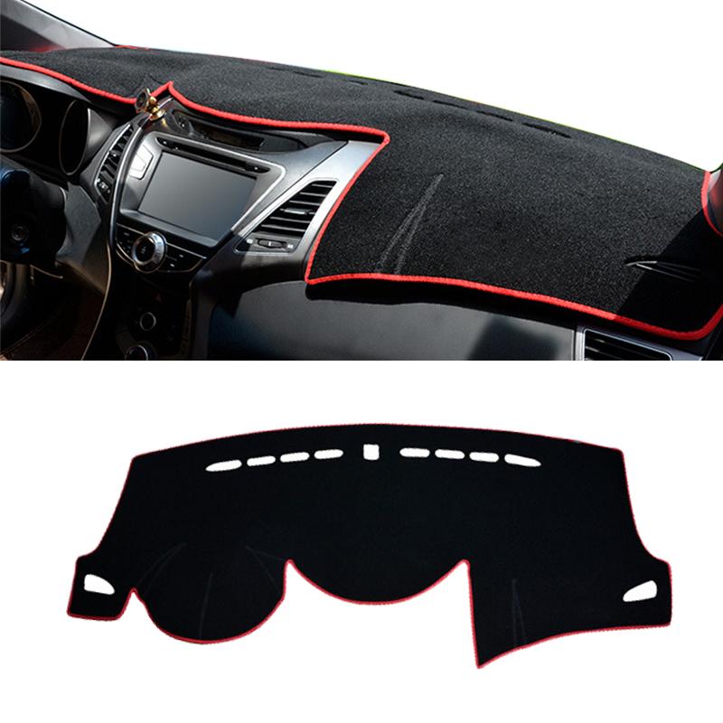 For Hyundai Elantra MD 2011 2012 2013 2014 2015 Car Dashboard Sun Shade Cover Mat Trument Desk Non-slip Pads Accessories