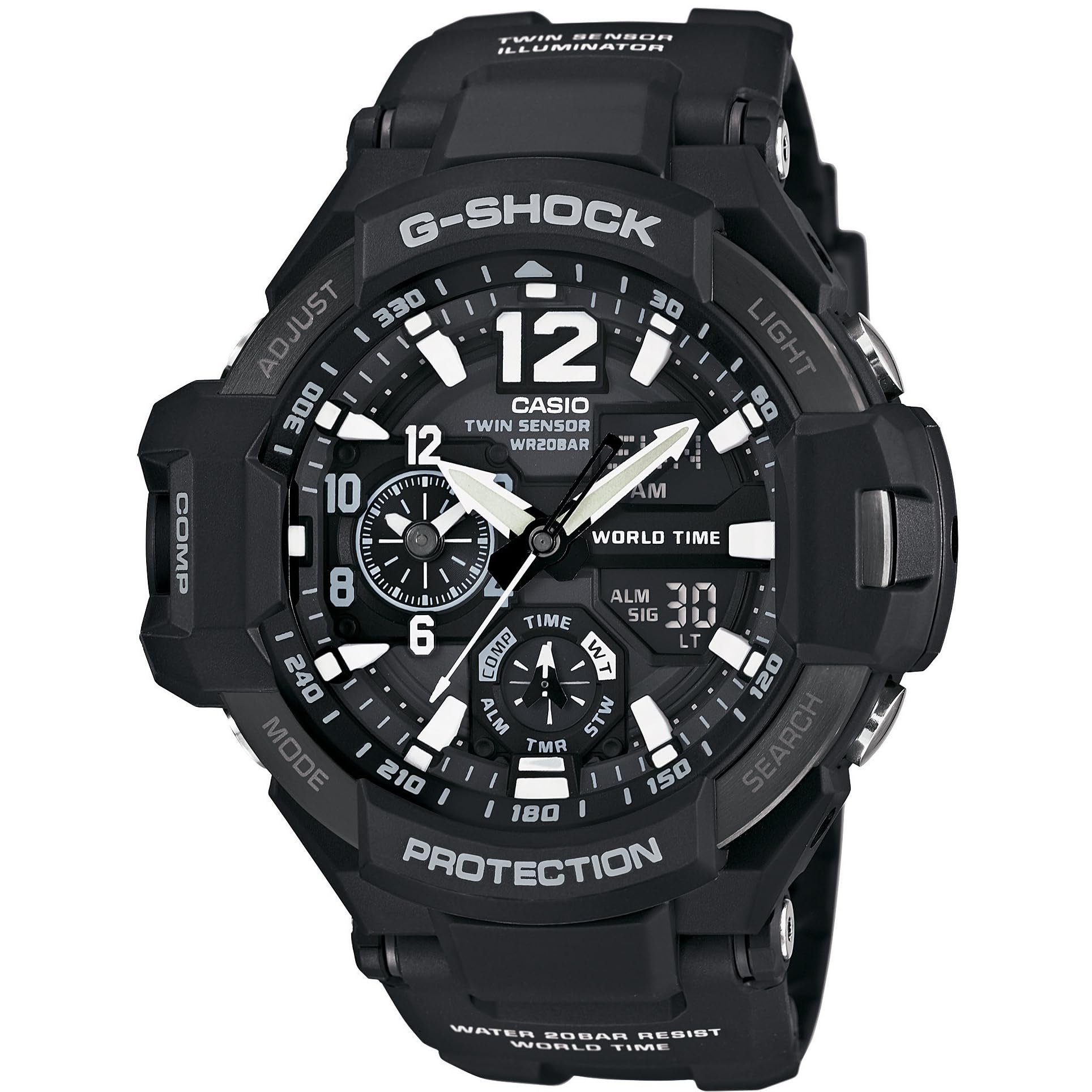 [CASIO] G-SHOCK GRAVITYMASTER GA-1100-1AJF Men`s Ana-Digi