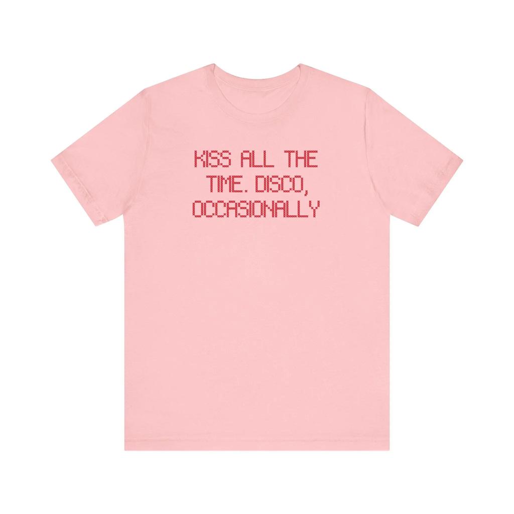 Harry Styles Pocałuj Cały Czas Disco Okazjonalnie 2026 album Unisex 100% bawełna koszulka lato Okrągły dekolt Krótki rękaw T-shirt prezent dla fana