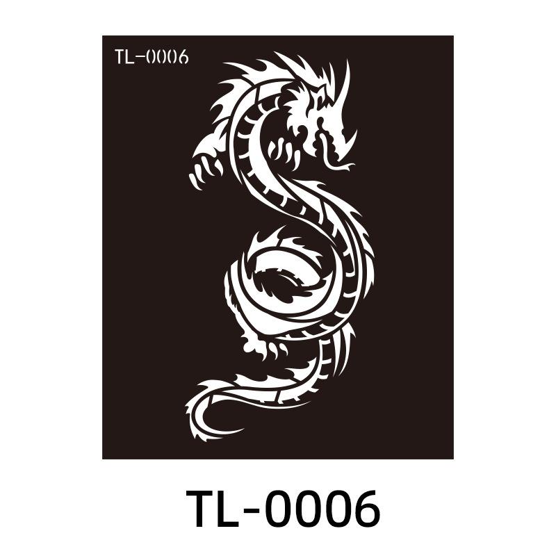 Beauty Sticker Hollow Tattoo Sticker Juice Inkjet Tattoo Template Diy