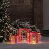 Gift Box with 60 LEDs 3 Pcs Multicolor 20 X 20 X 20 Cm Acrylic