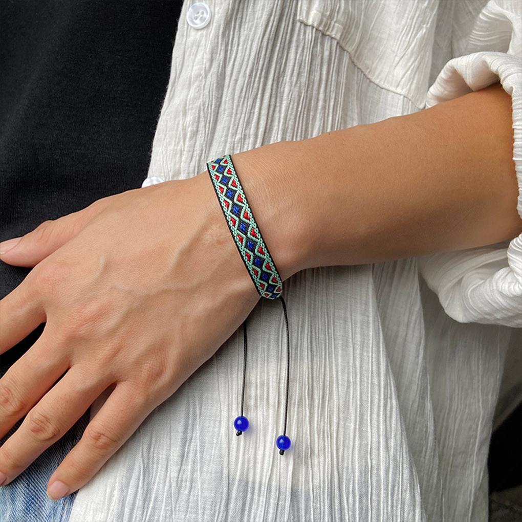 Wide Application And Wear-Resistant Bohemia Bracelet Cotton Made Non-Toxic Bracelet For Women