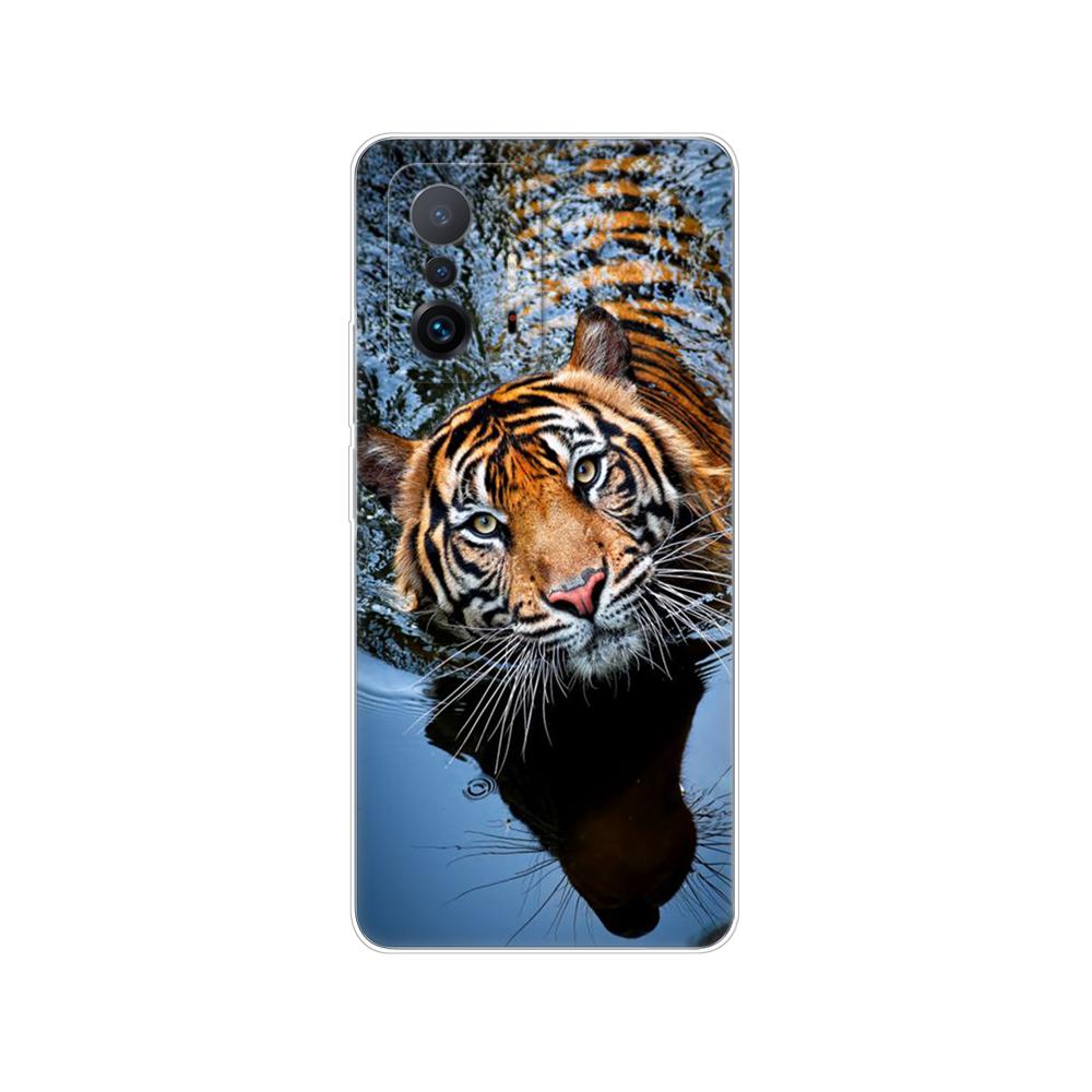 

Чехол для Xiaomi 11T Pro, мягкий силиконовый чехол для задней панели телефона Xiaomi 11T mi 11 T 11TPro, чехол с изображением волка, тигра, льва, медведя Xiaomi 11T Pro