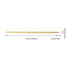 Underglaze Application Brush Detailed Pottery Design Ergonomic Wood Shaft for Ceramic Coloring and Delicate Line Work