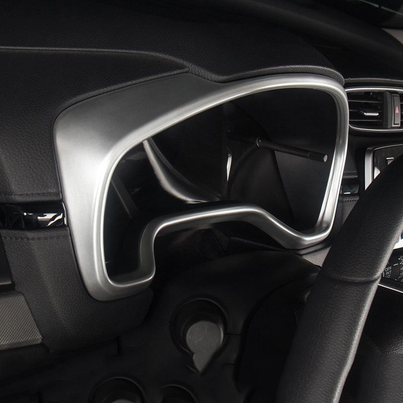 For Honda CRV CR-V 5th 2017 2018     ABS Carbon Car Dashboard Display Speedometer Gauge Cover Trim Accessories