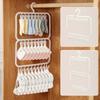 Multi-Clip Children's Clothes Hangers Baby Hangers Sock Drying Rack Closet Organizer