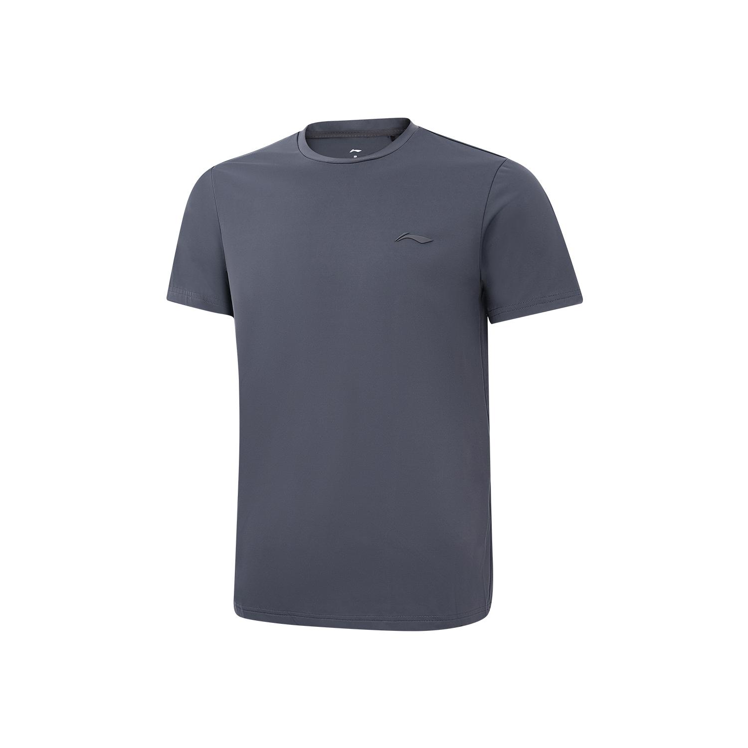 

Li-Ning Simple Basic Casual Versatile Quick-Dry Short Sleeve T-Shirt Men tops ATSU889-2 M