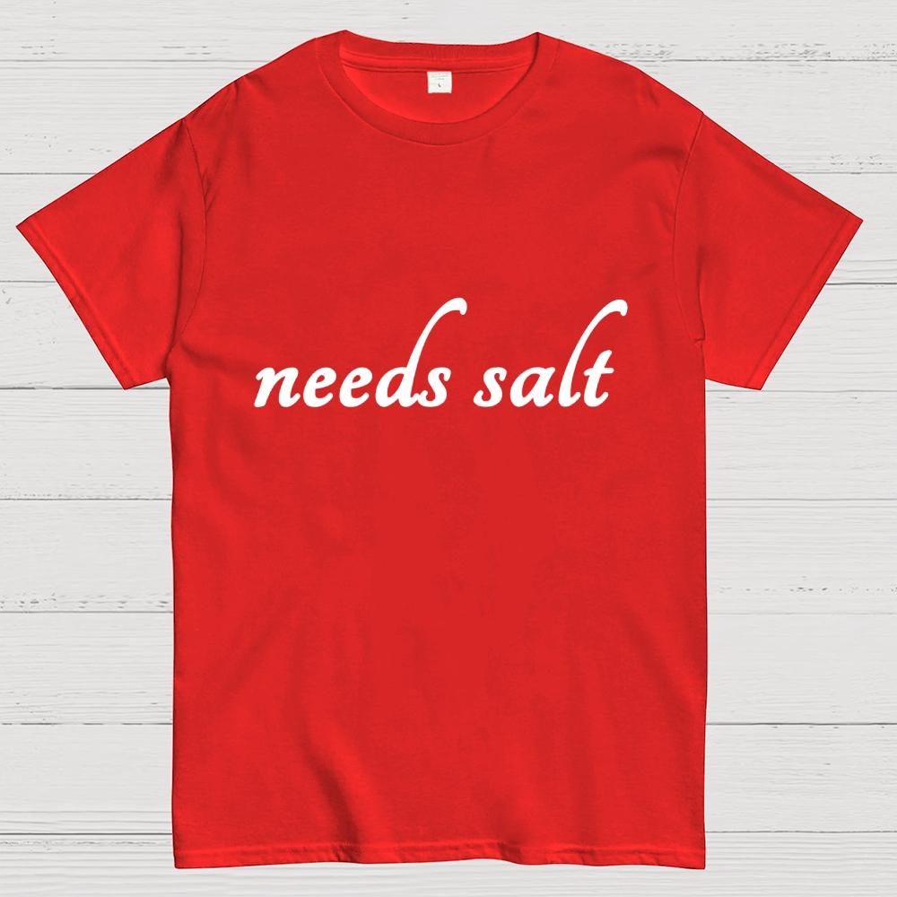 Needs Salt Cotton Casual Cool Loose T-Shirt