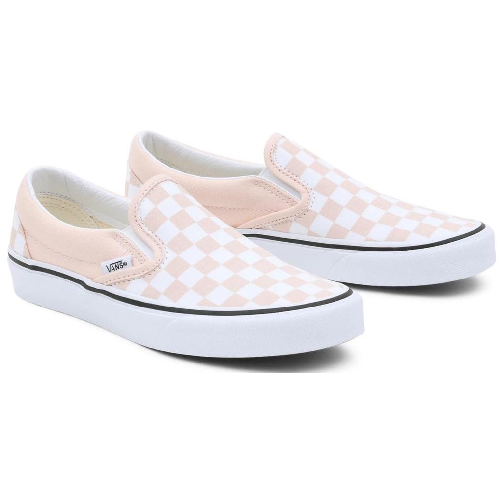 Vans Slip-On Series Color Theory Classic Casual Low-Top Skate Shoes Unisex Sneaker Pink White VN0A7Q5DBM0