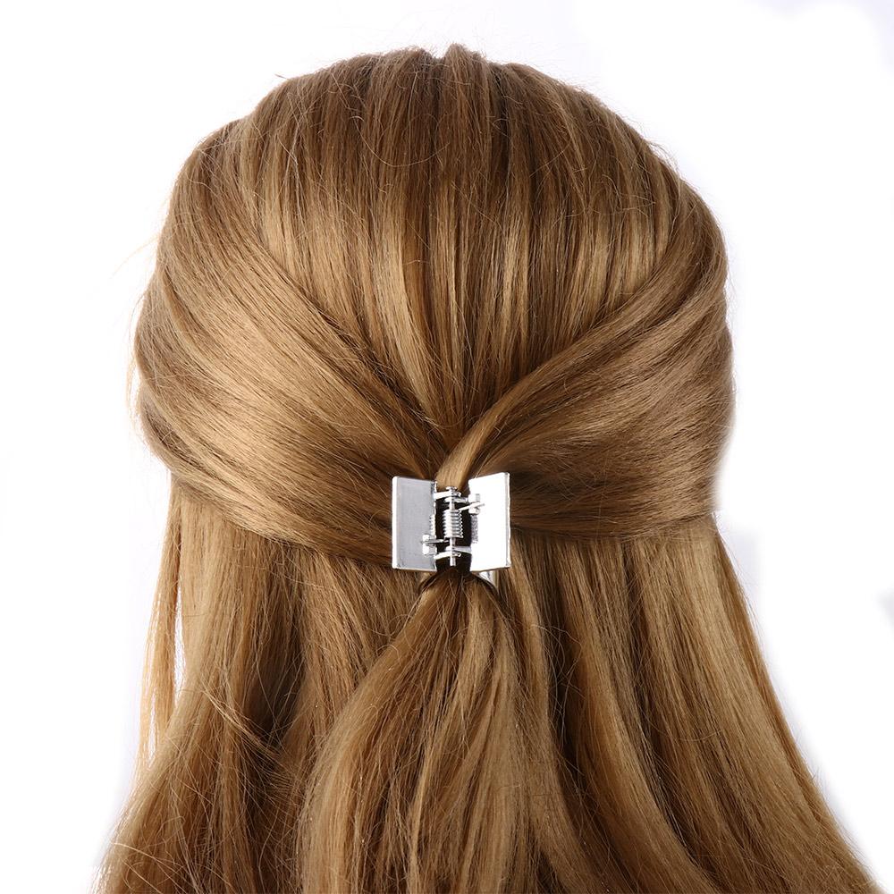 Sweet Elegant Girls Female Zinc Zinc Alloy Korean Grasping Clip Metal Hair Claw Hair Clip Hair Accessories