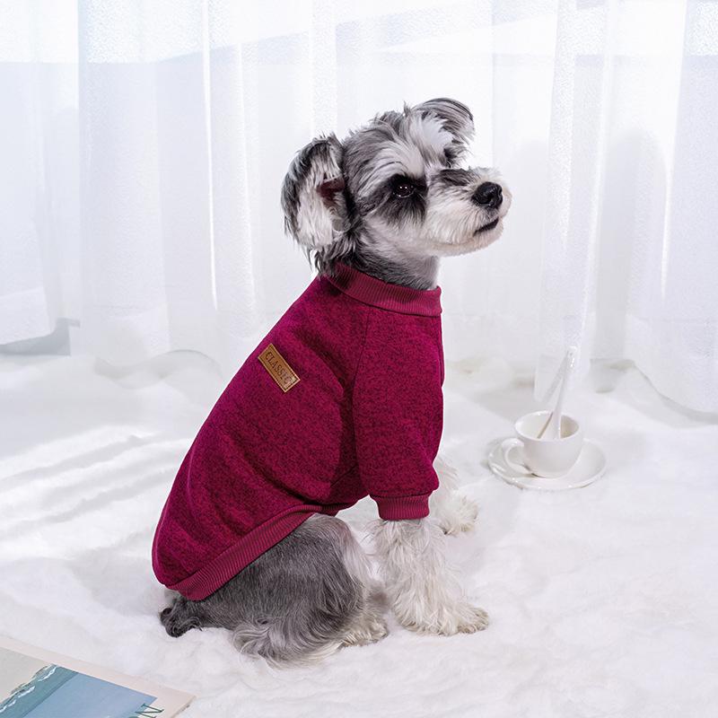 Two-Legged Multi-Color Thin Fleece Pet Sweatshirt for Dogs & Cats - Autumn/Winter