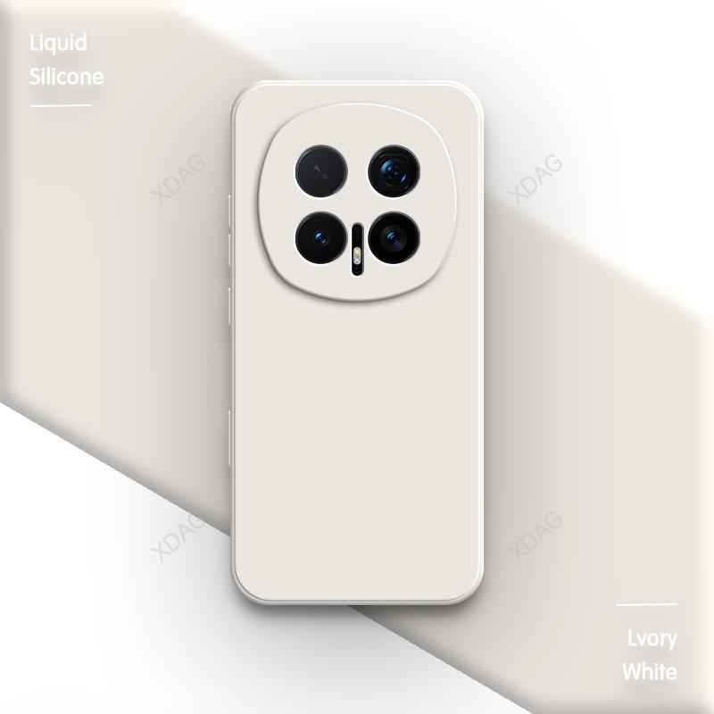 Original Liquid Silicone Soft Phone Case for Honor Magic8 Magic 8 Pro 8Pro 5G Funda Lens Protection Internal Flocking Back Cover