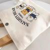 Versatile Canvas Handbag: Compact Lunch Bag for Female Students and Office Workers