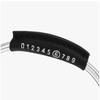 Maison Margiela Sm6uy0074 P6631 964 Mm6 Nummerierungslogo Lasche Manschettenarmband