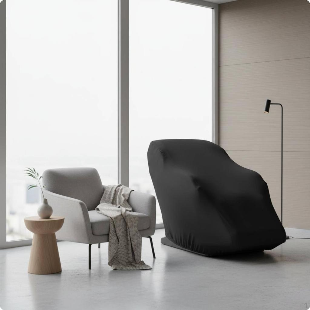 Dustproof Massage Chair Cover Sun Resistant Waterproof Thickened Gray Full