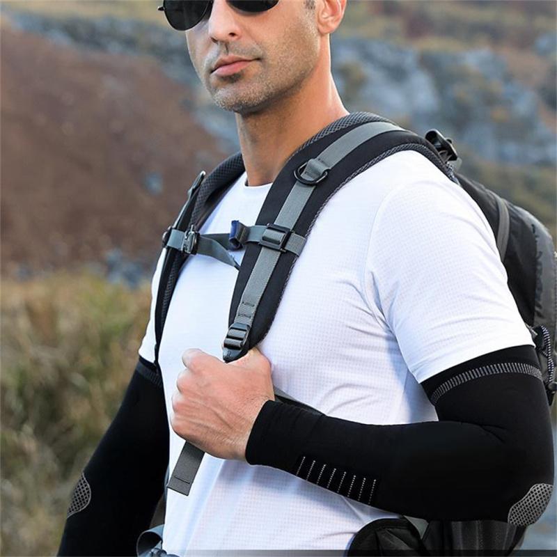 

горячий! 1 пара охлаждающих рукавов для занятий спортом на открытом воздухе, вождения, верховой езды, рыбалки, ледяного шелка, дышащего солнцезащитного ультрафиолета