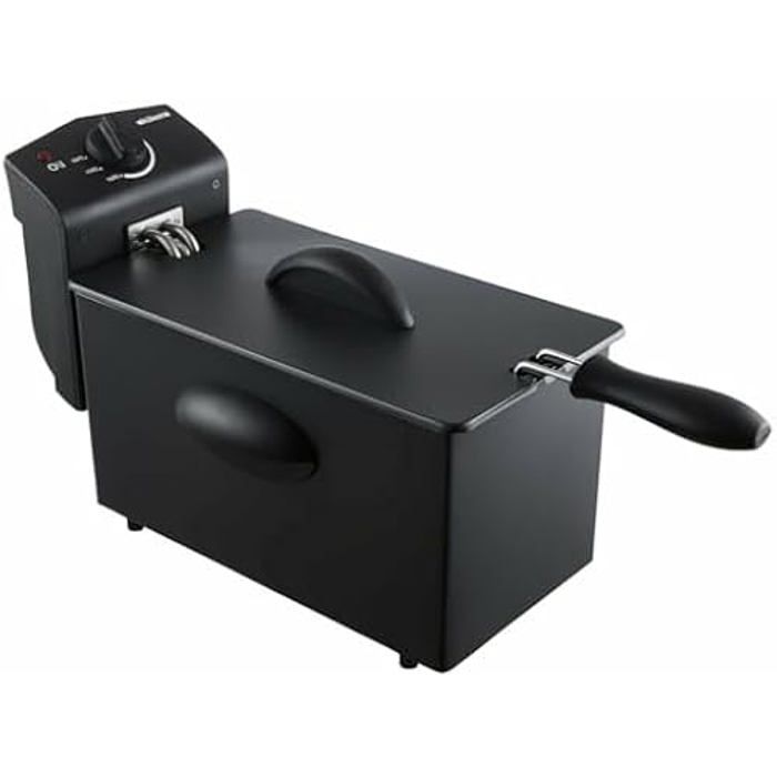 Friteuse - KUKEN - 2000w - 3.0 L - Température variable - Noir