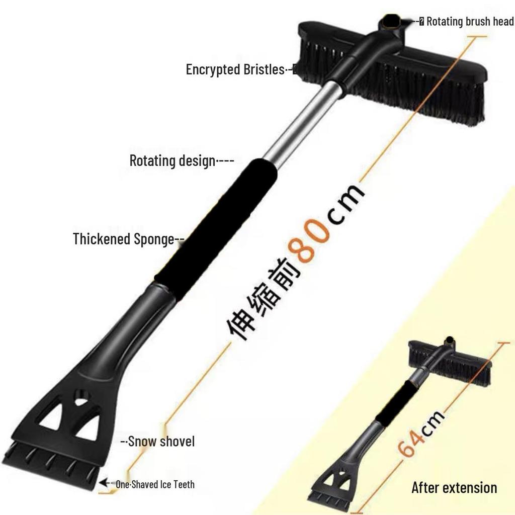 Multifunctional Car Snow Shovel Brush & Ice Scraper