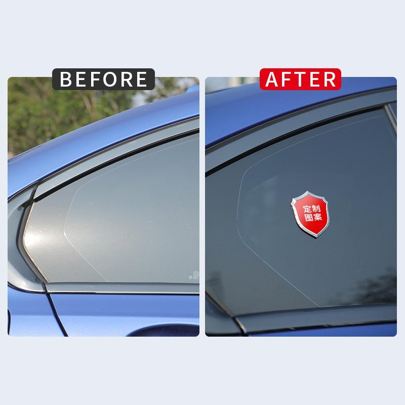 3D shield truck stickers Metal stainless steel truck car accessories for Ferrari F430 Stradale Roma 488 Spider SF90 Portofino F8