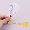 2Pcs 1:12 Dollhouse Miniture Simulation Palm-Leaf Fan Model Toy Home Decoration Accessories
